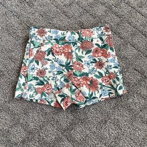 EUC Janie and Jack Floral Print Shorts